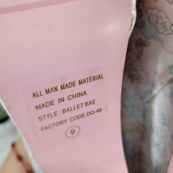 SANRIO x YRU Ballet Bae Little Twins lace up platform fairy cosplay chunky heels - Picture 12 of 13